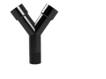 Configureerbare Y-Adapter Stofafzuiging (45mm) - Volledig op Maat