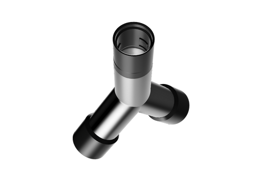 Configureerbare Y-Adapter Stofafzuiging (45mm) - Volledig op Maat