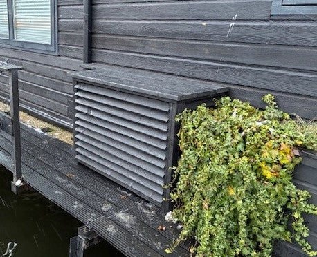 Louvre / Shutters freesmal op maat | Vaste uitstekende lamellen (max 90mm)