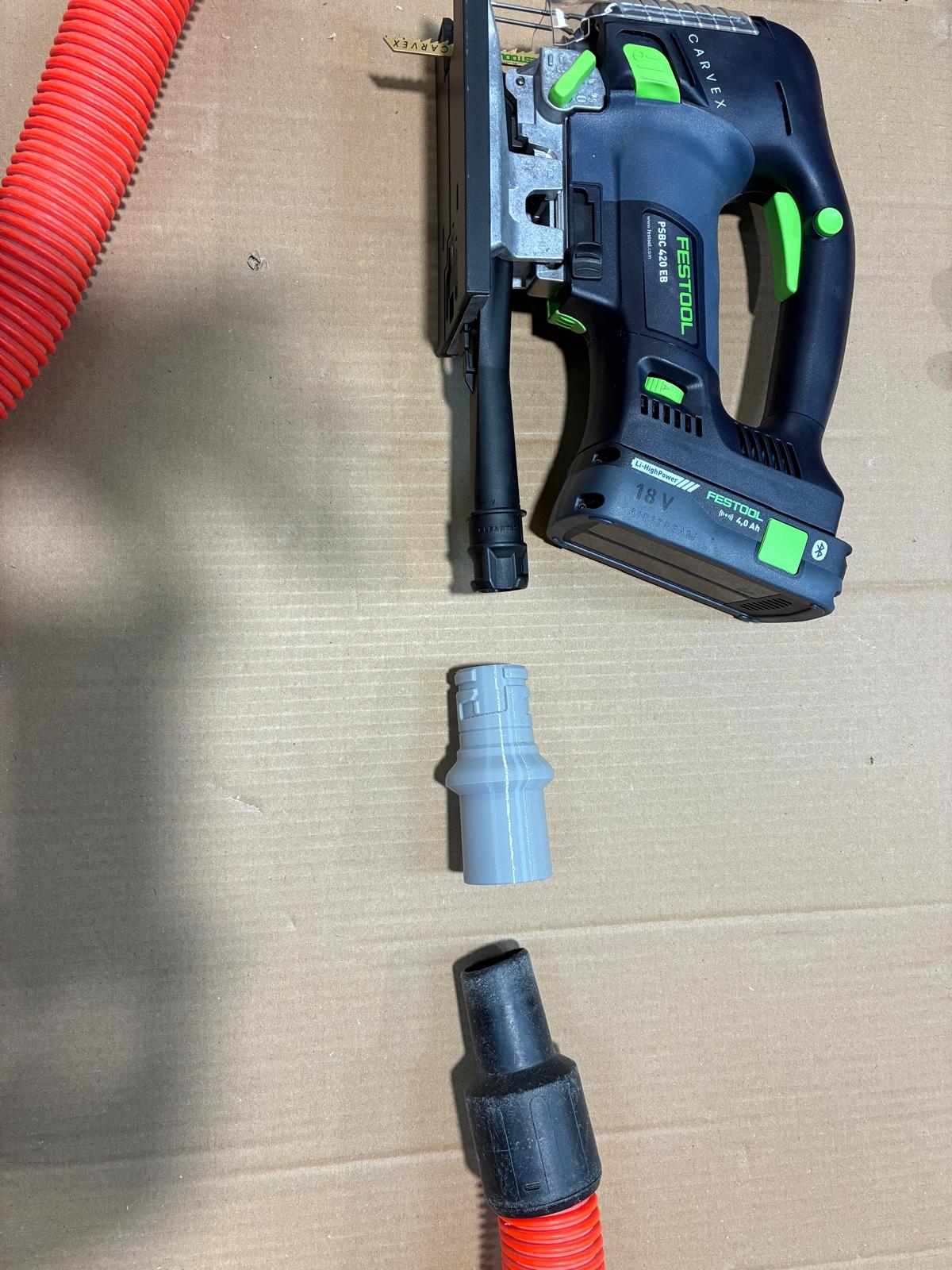Stofzuiger adapter Starmix -> Festool Cleantec TPU flexibel